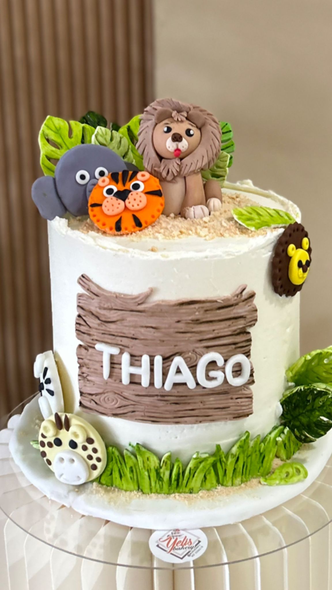 Pastel del reino animal