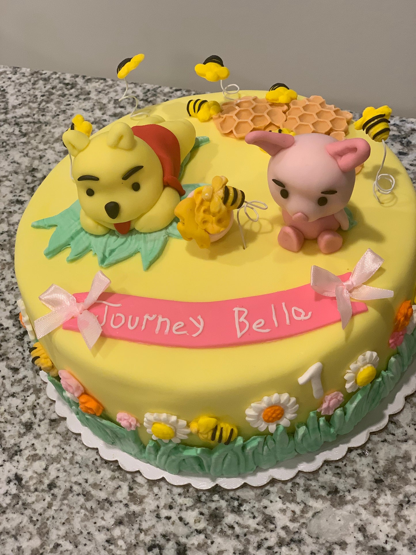 Honey π cake