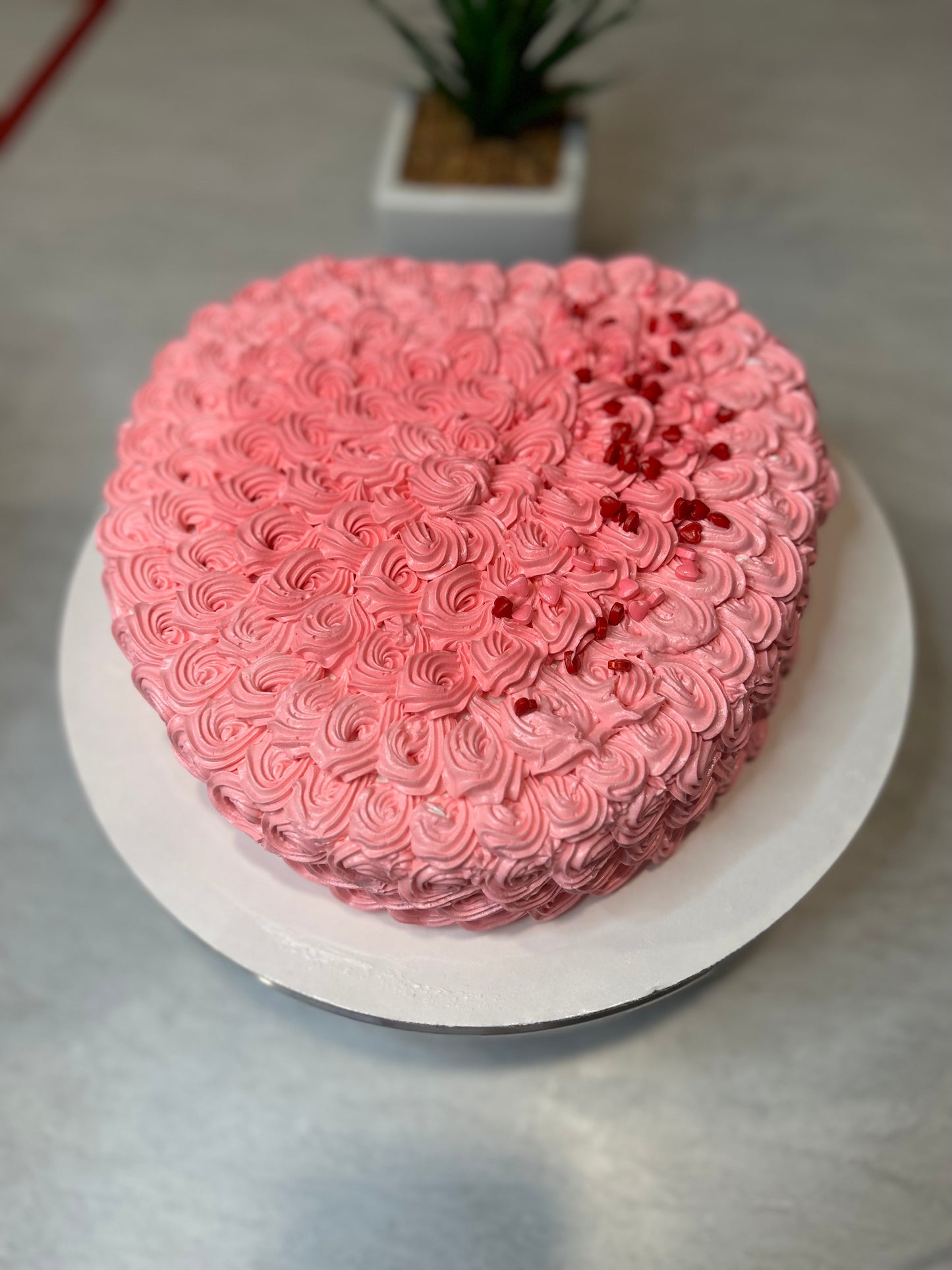 Heart cake