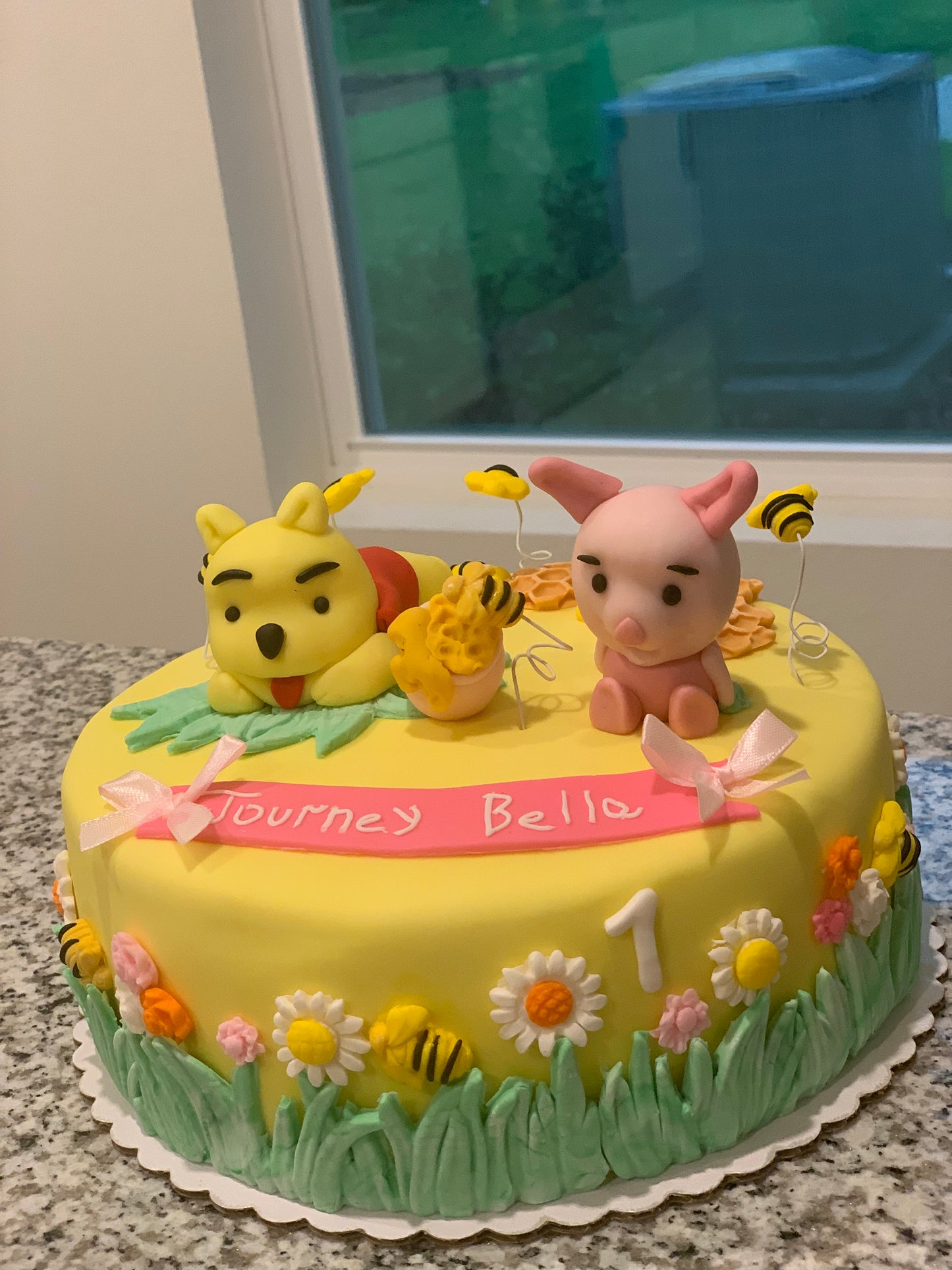 Honey π cake