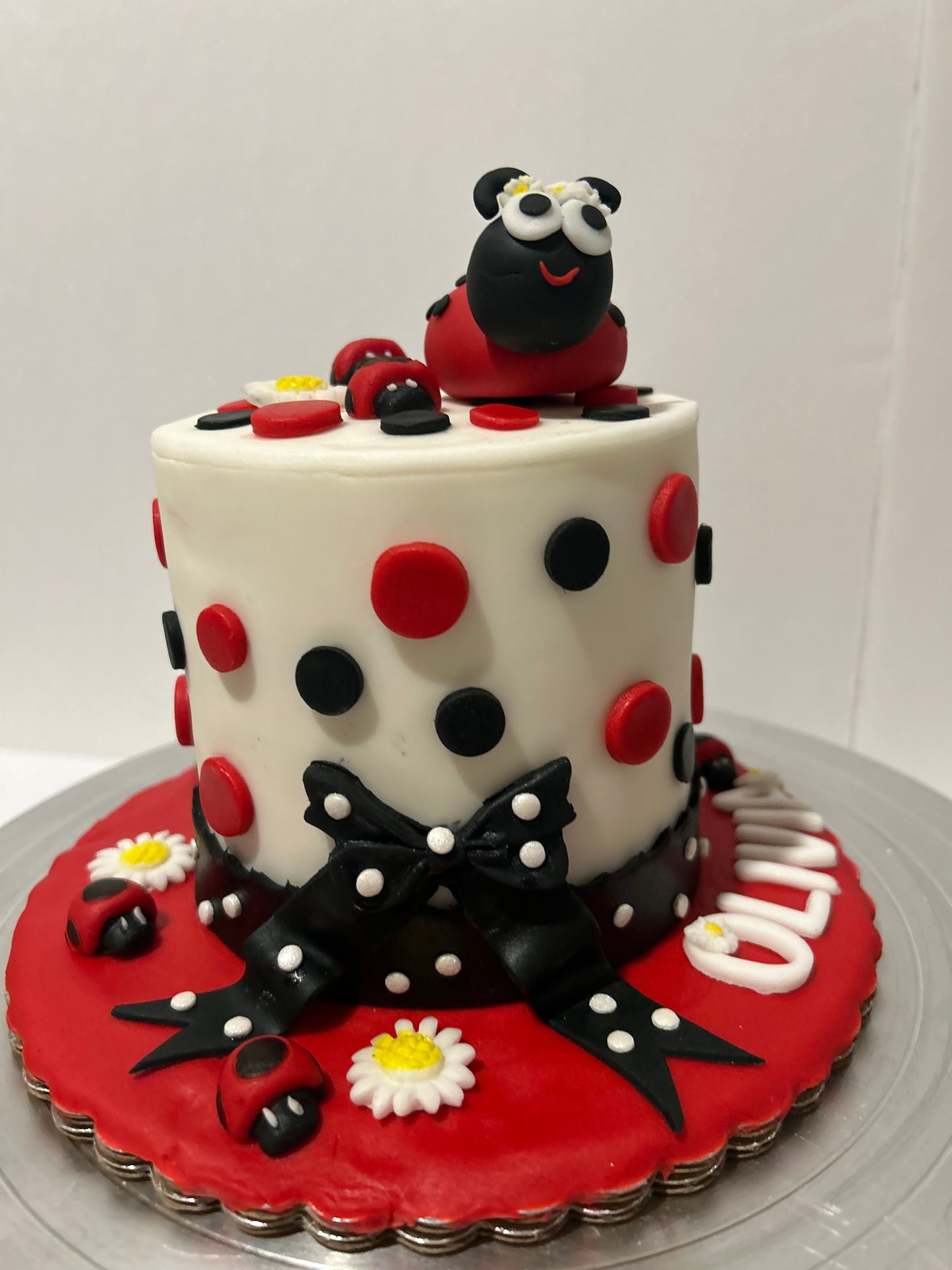 pastel de mariquita