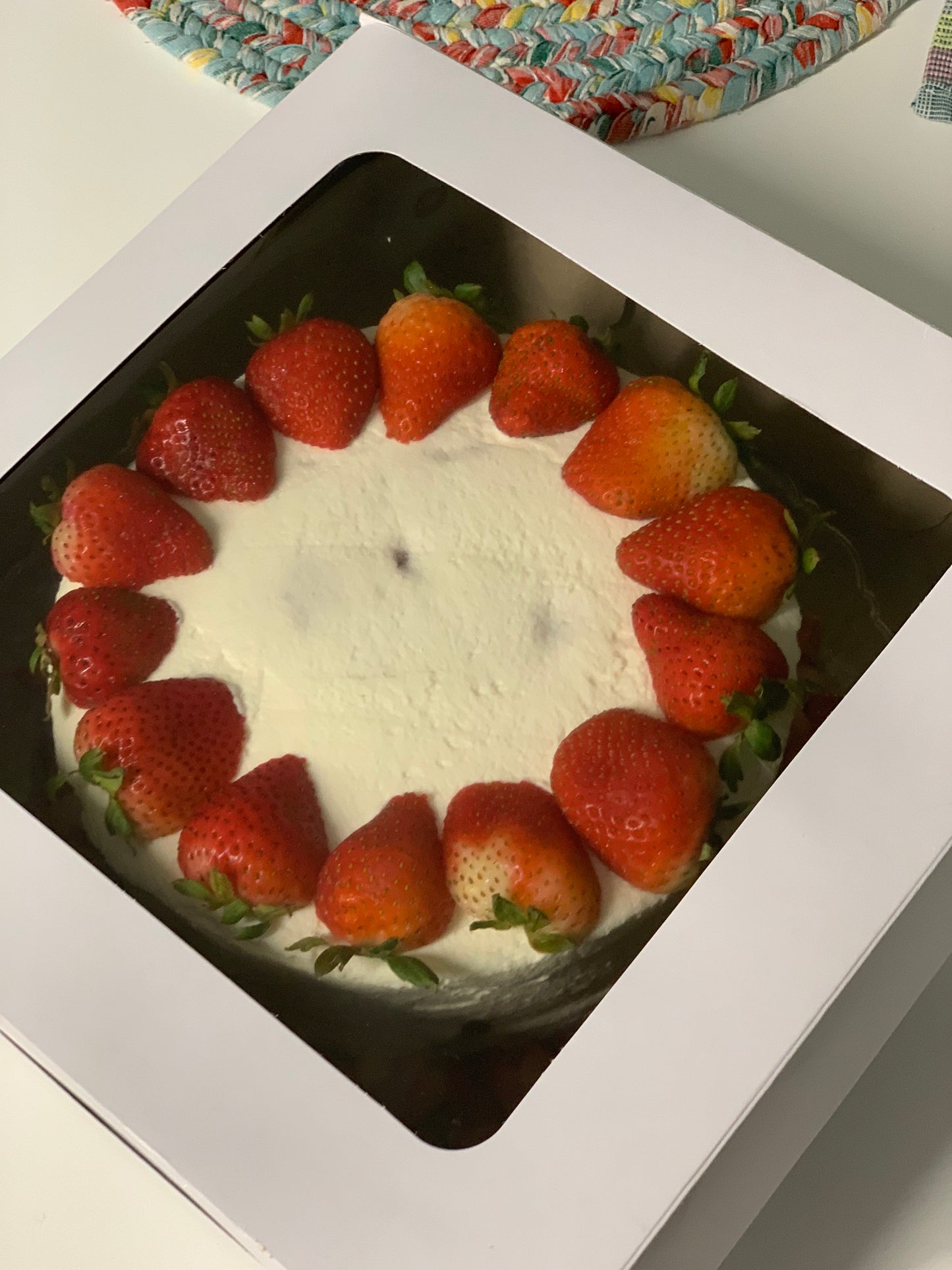 Strawberry trea leches cake