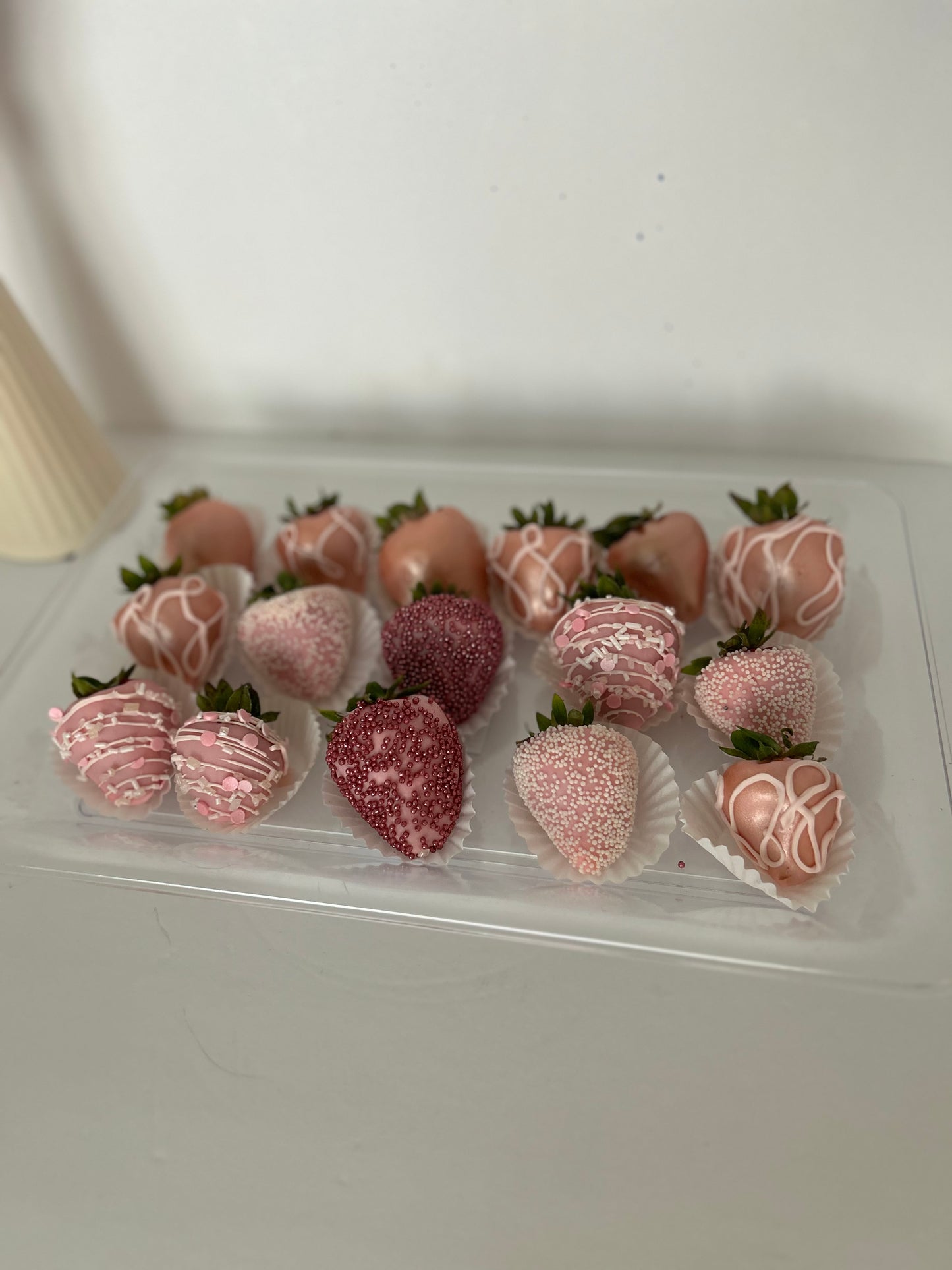 Decorated strawberries