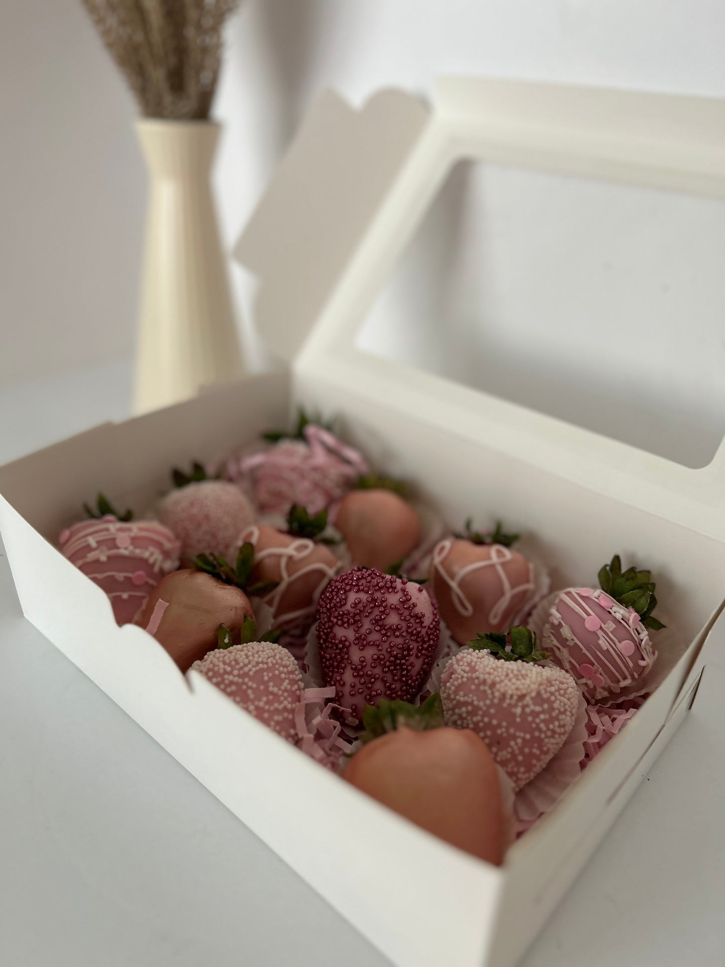 Decorated strawberries