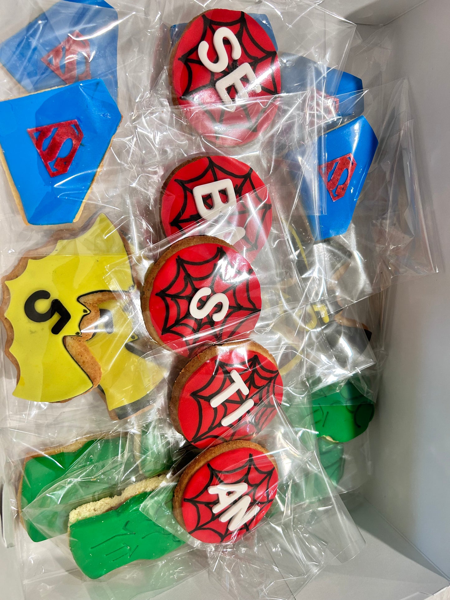 Spider-Man cookies