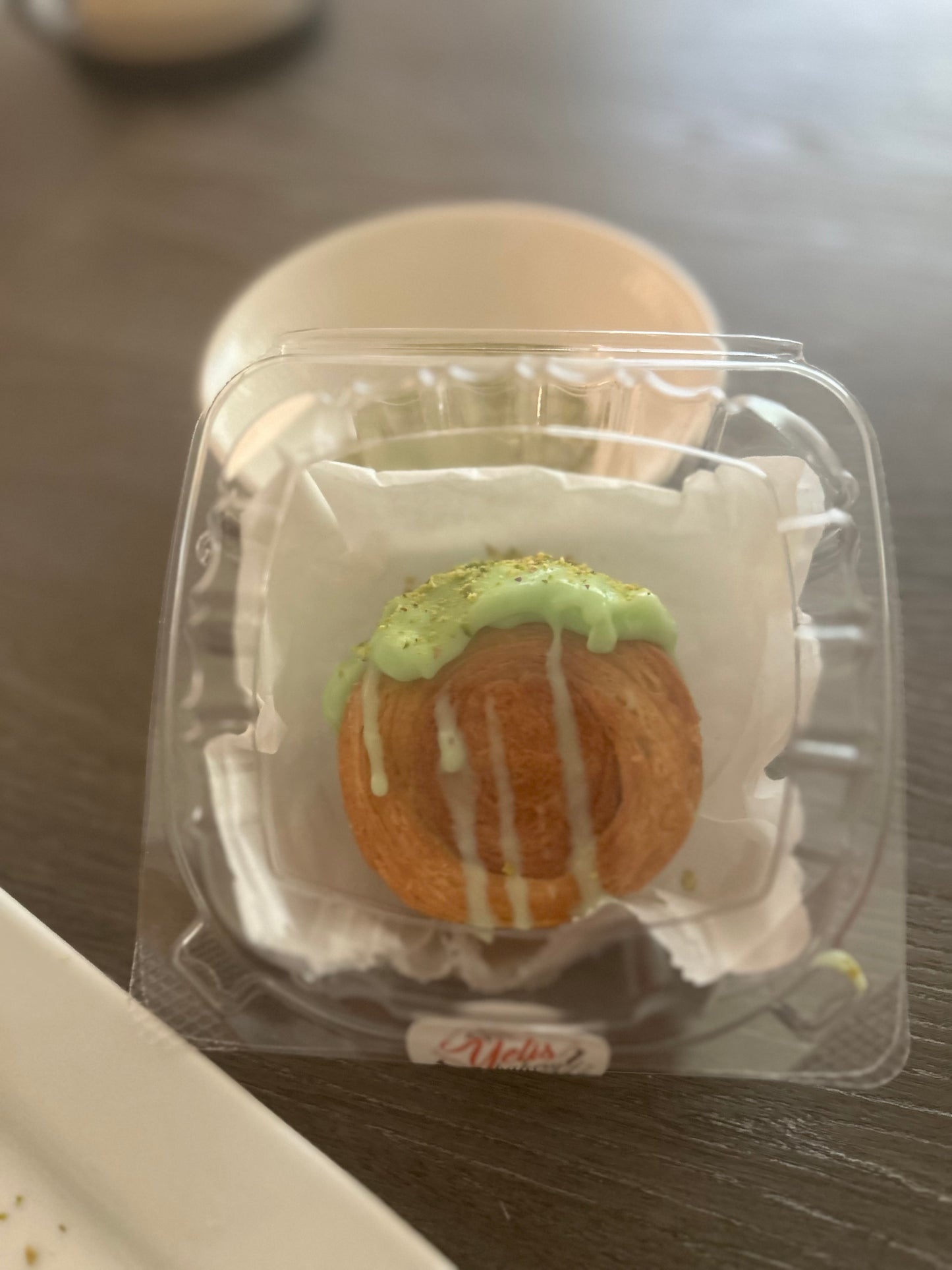 Pistachio New York roll.