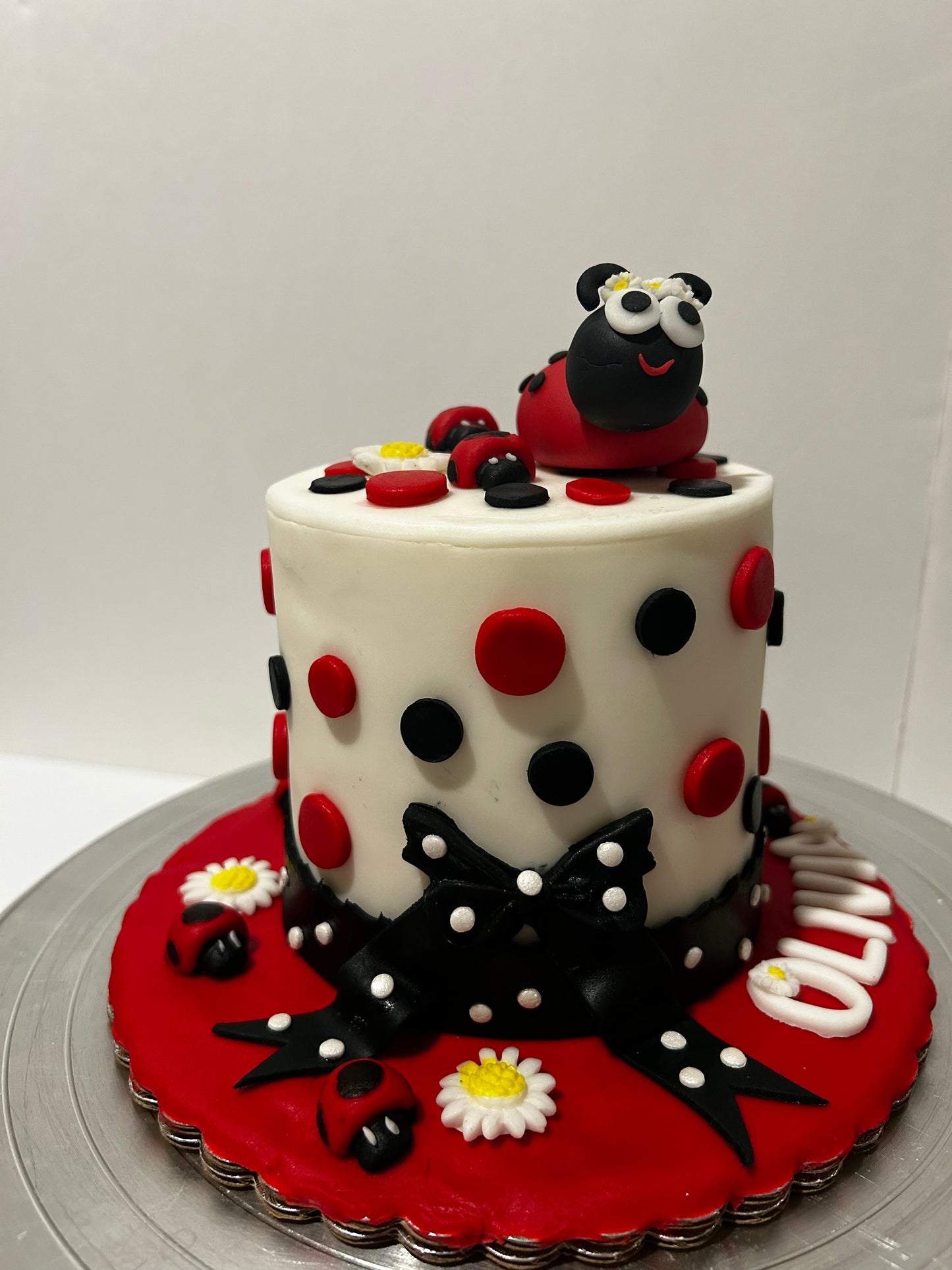pastel de mariquita