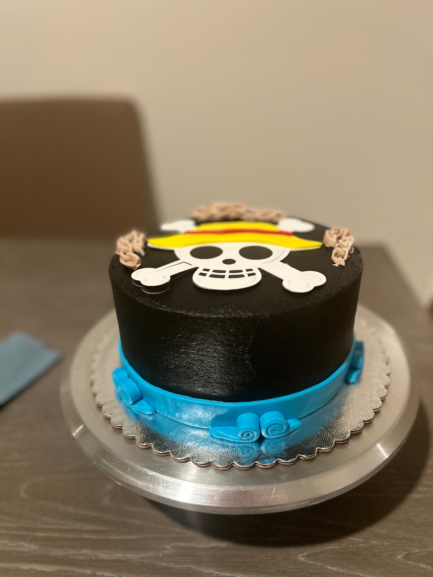 Pastel de una pieza