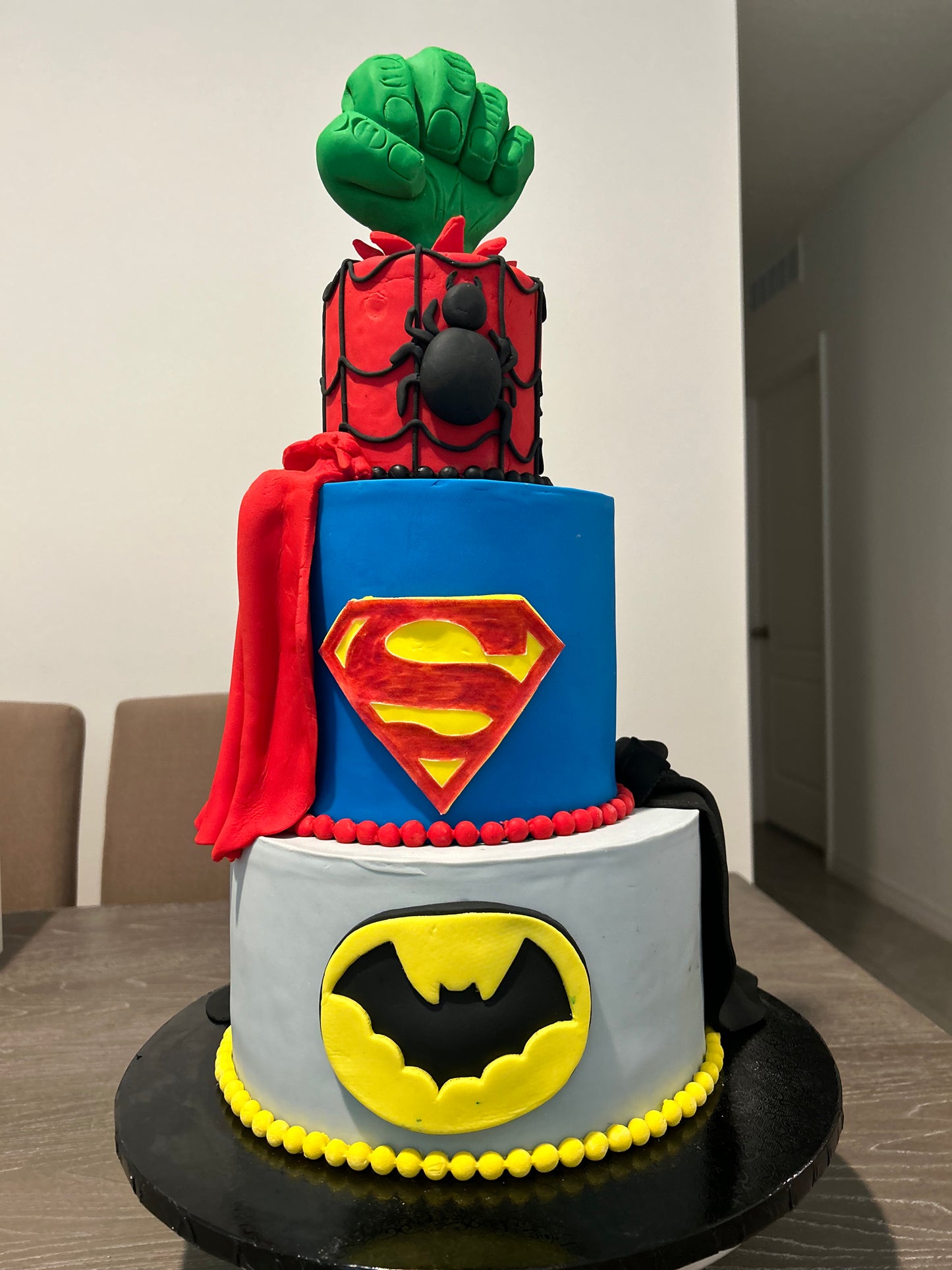 Super Friends cake