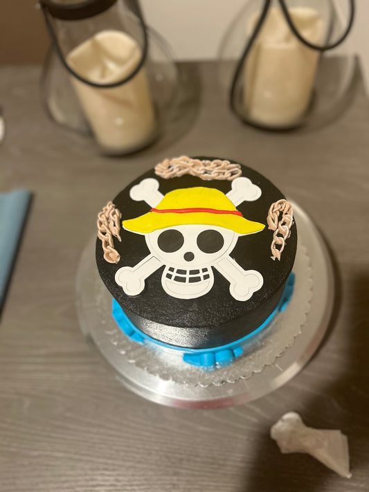 Pastel de una pieza