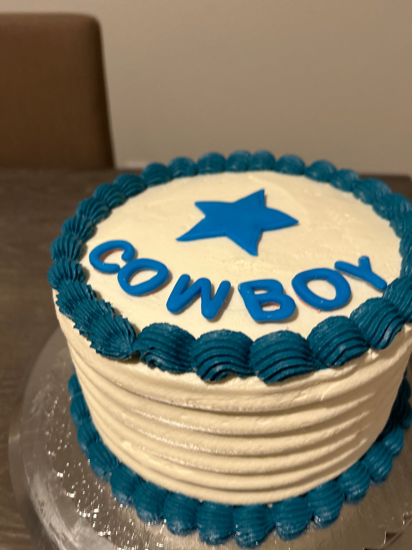 pastel de vaquero