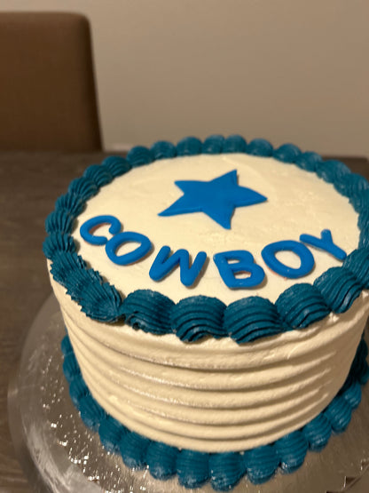 pastel de vaquero
