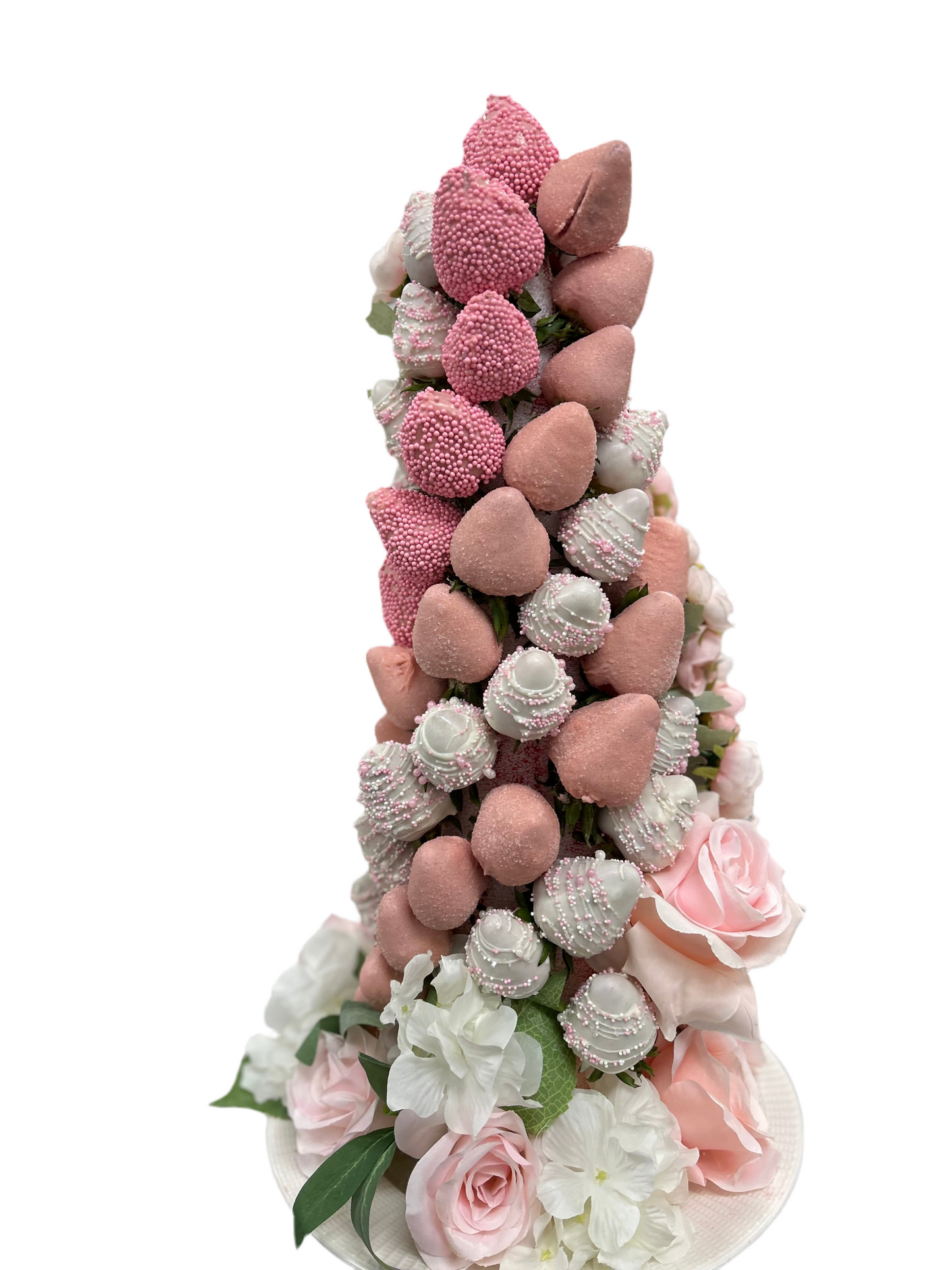 Fresas con chocolate.