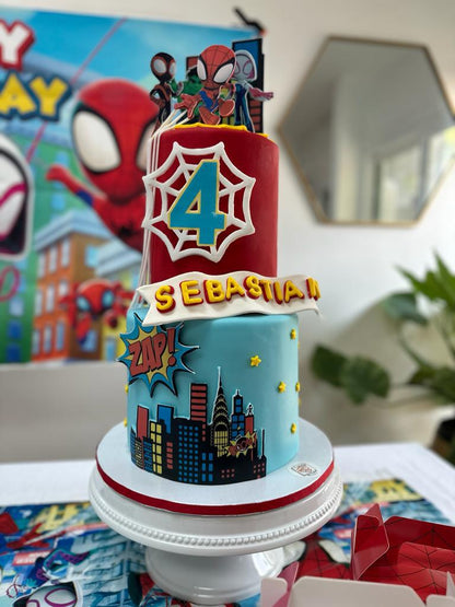 Spiderman cake