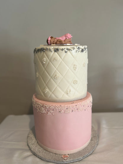 Baby girl cake