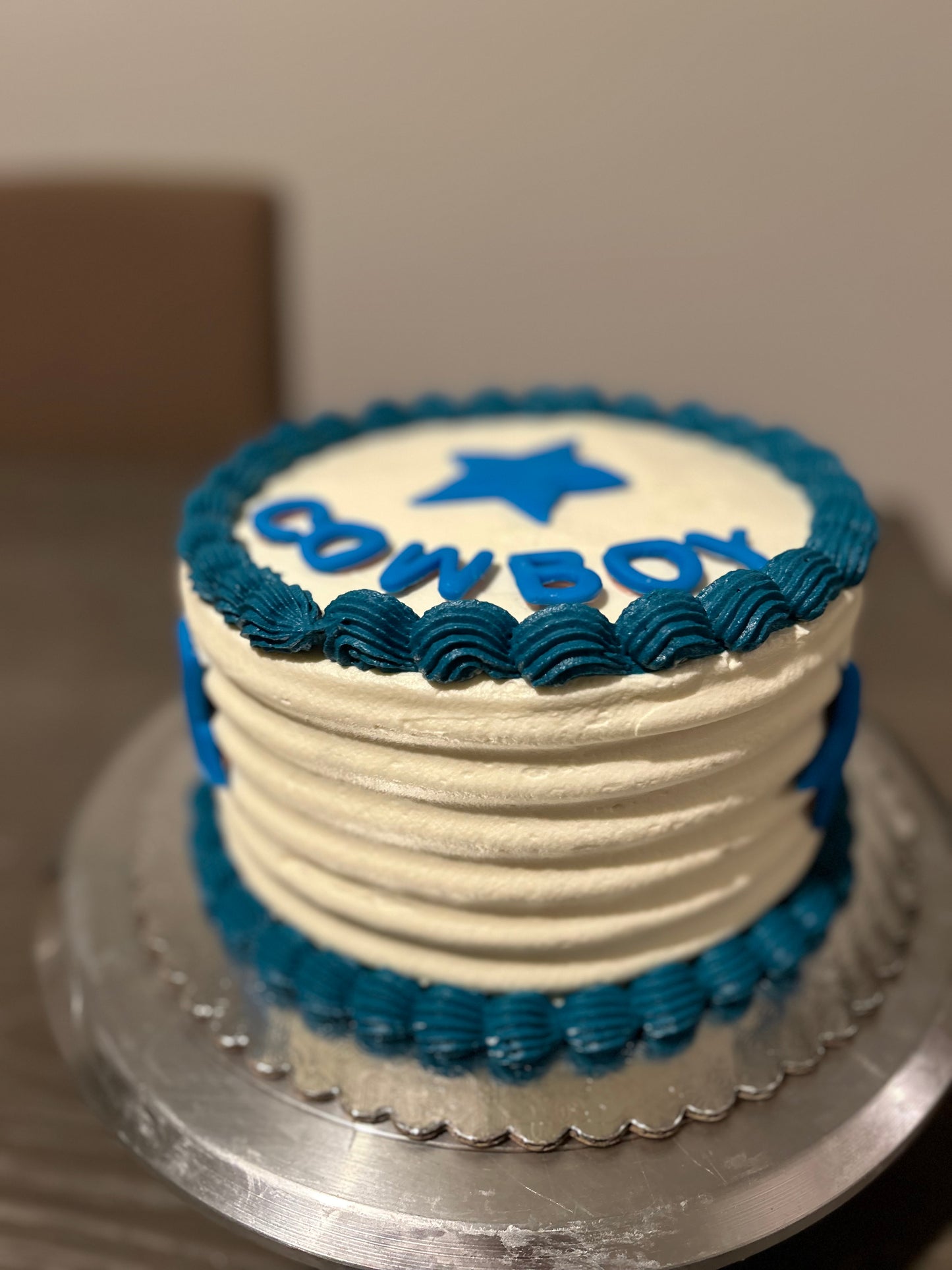 pastel de vaquero