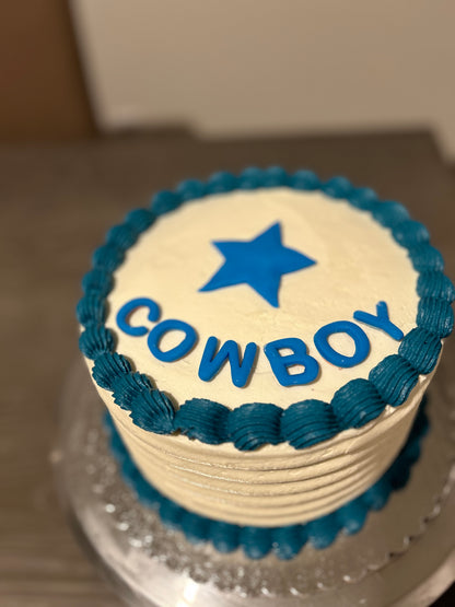pastel de vaquero