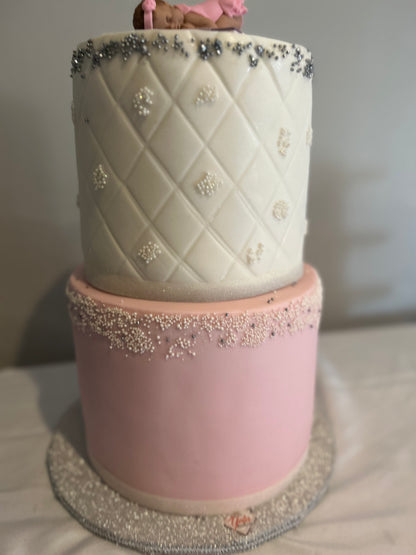 Baby girl cake