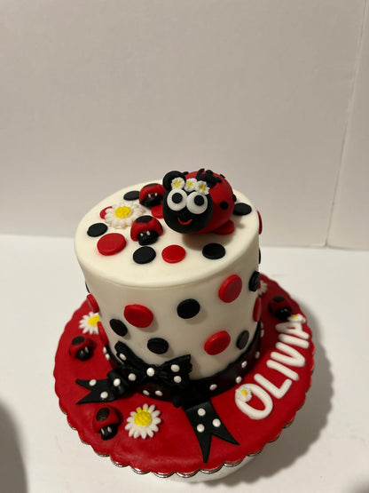 pastel de mariquita