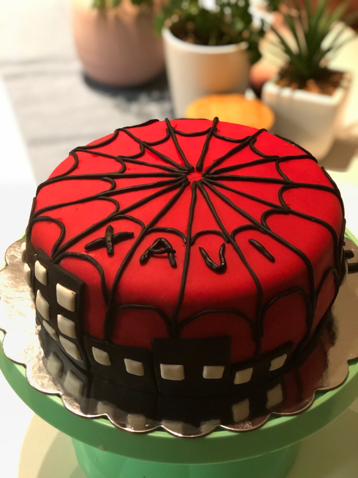Spider-Man cake